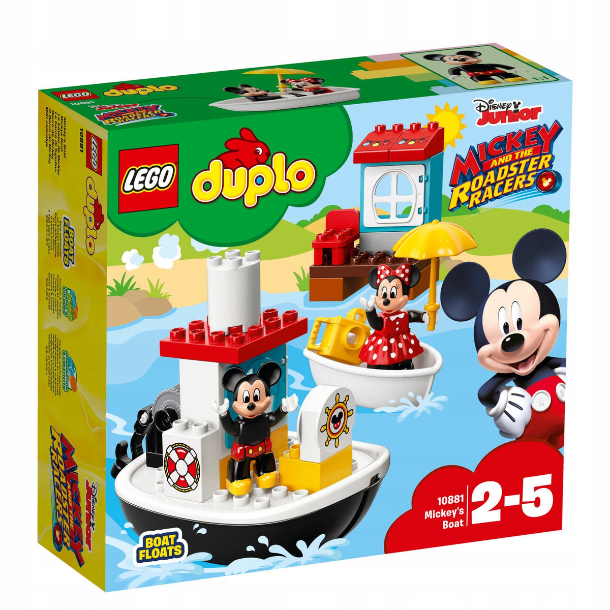 LEGO DUPLO Disney 10881 Mickey Minnie Boat Mickey Mouse Steamship