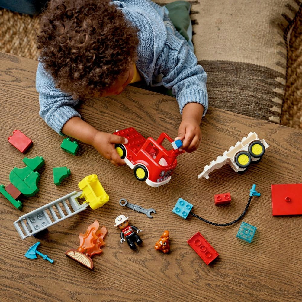 LEGO DUPLO Fire truck with hose and fireman 10473 Gender boys girls