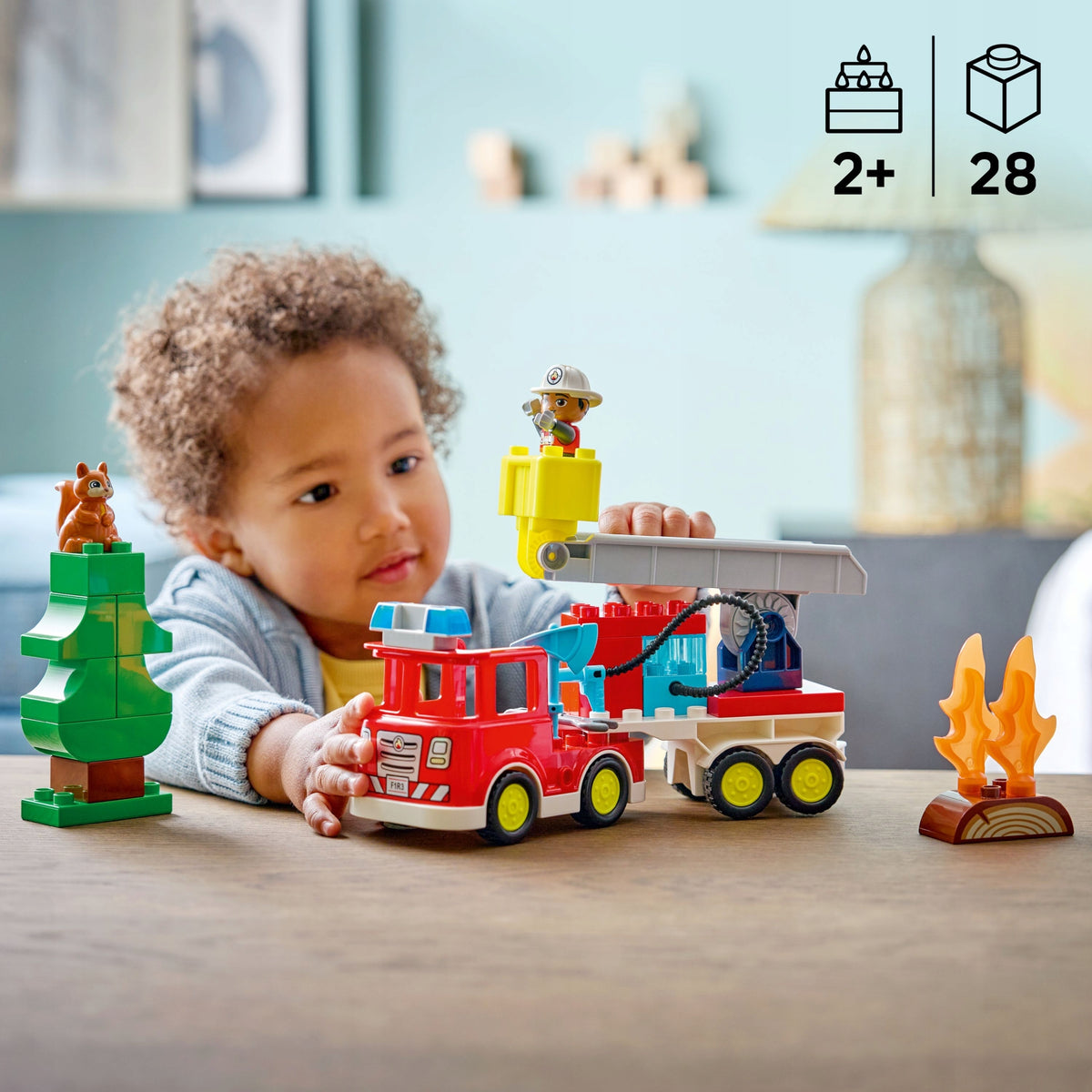 LEGO DUPLO Fire truck with hose and fireman 10473 Product number 10473