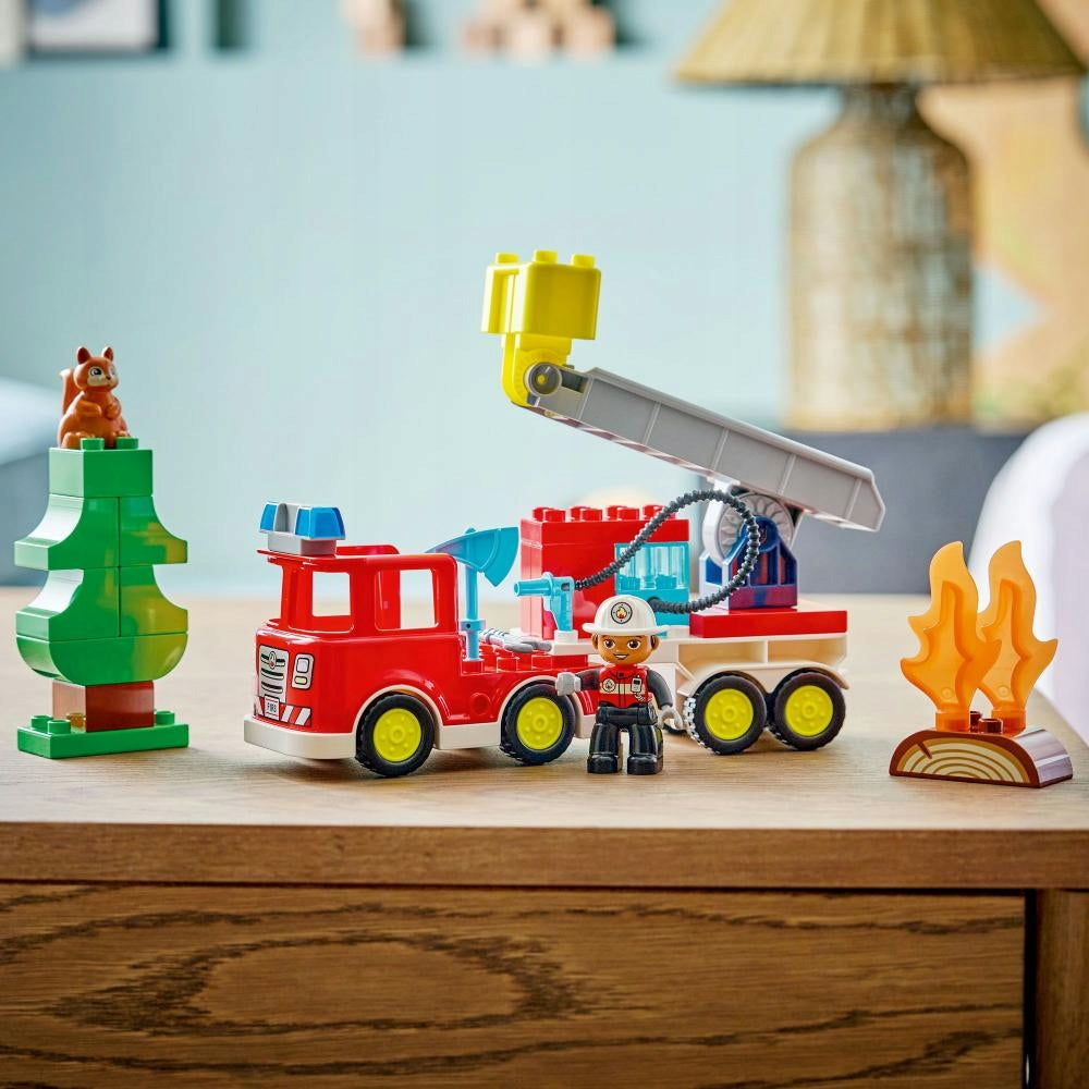 LEGO DUPLO Fire truck with hose and fireman 10473 Series fire brigade and police