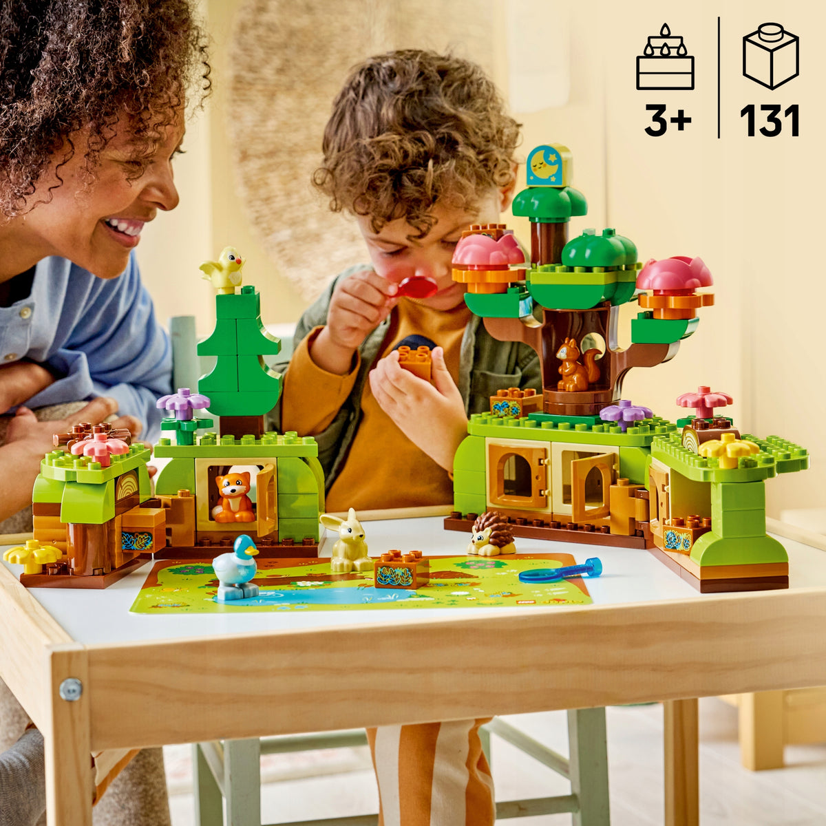 LEGO DUPLO Forest of explorers with wild animals 10480 Brand LEGO