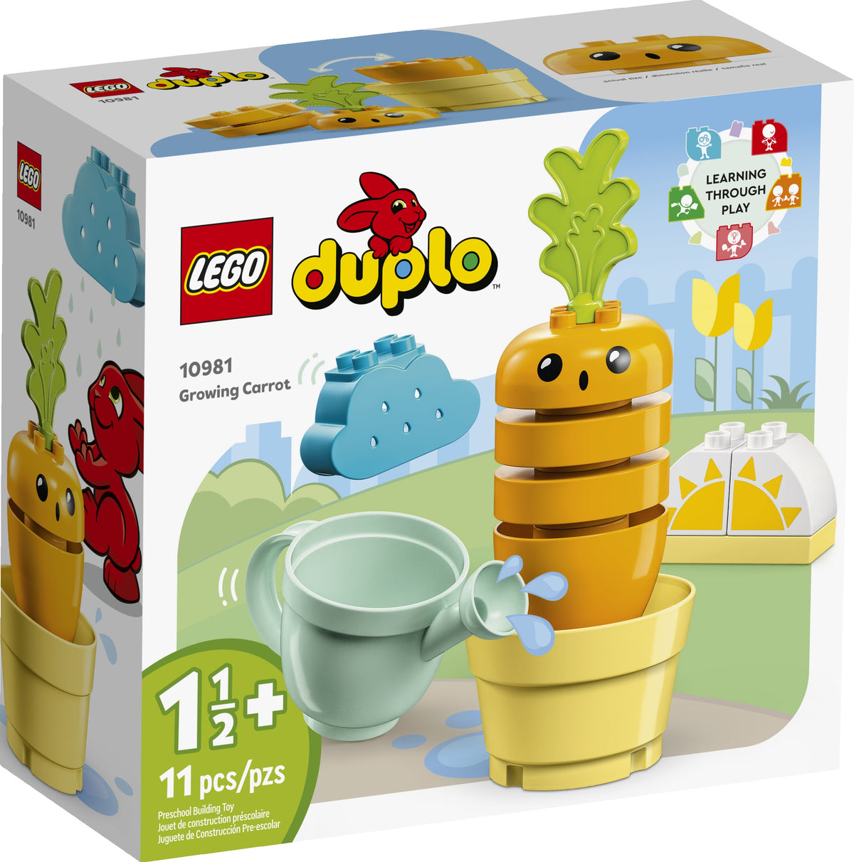 LEGO DUPLO Growing carrot 10981 18m+ 11 el.