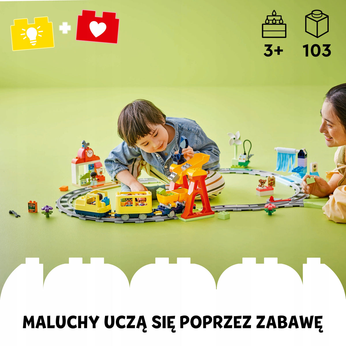 LEGO DUPLO Large interactive city train 10428 Brand LEGO