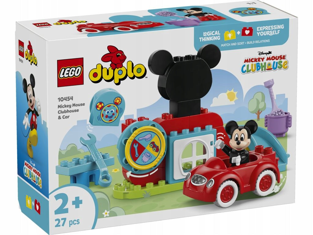 LEGO DUPLO Mickey Mouse Friends Club and Car 10454 Brand LEGO