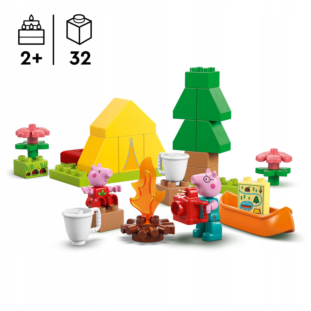 LEGO DUPLO PEPPA PIG Camping trip 10452 Brand LEGO