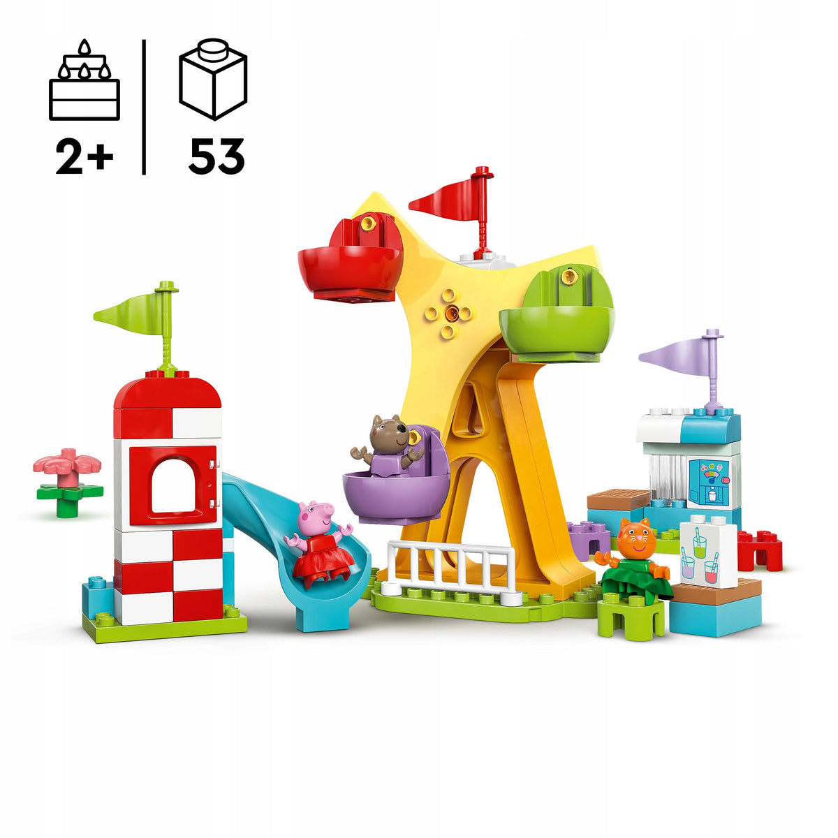 LEGO DUPLO PEPPA PIG Funfair 10453 Brand LEGO
