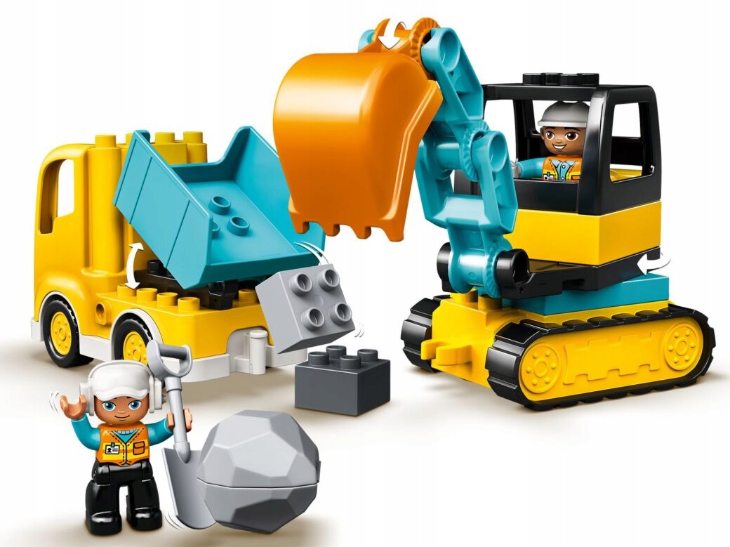LEGO - DUPLO - TRACKED TRUCK AND EXCAVATOR - 10931 Brand LEGO
