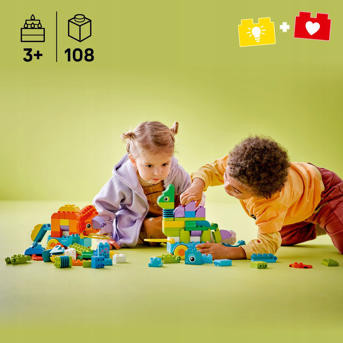 LEGO DUPLO Town 3 in 1 Dinosaurs on Wheels 10451 Brand LEGO