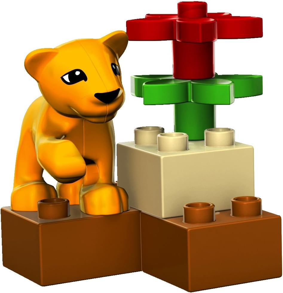 LEGO DUPLO Ville 4962 Small Zoo Elephant Polar Bear Lion Giraffe Packaging status original