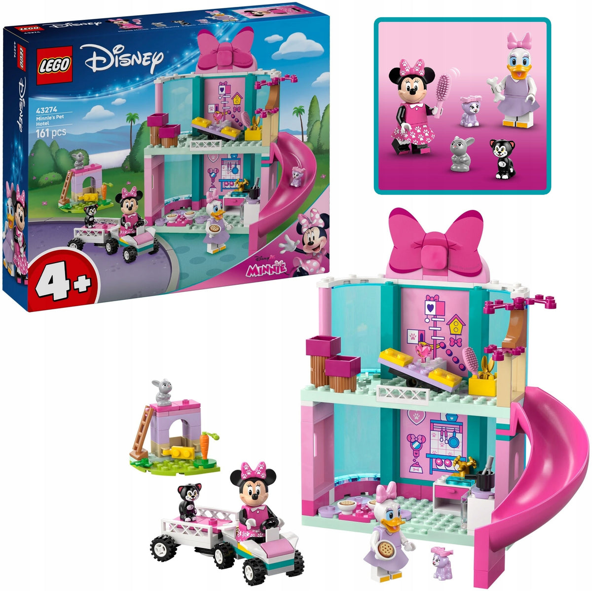 LEGO Disney 43274 Pet hotel Minnie Mickey Mouse Club + CATALOG LEGO