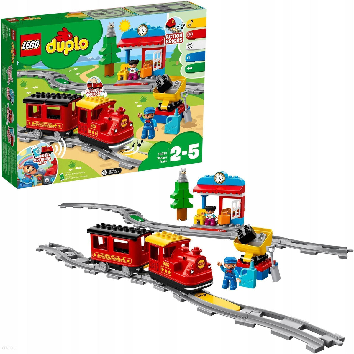 LEGO Duplo 10874 Steam train Packaging status original
