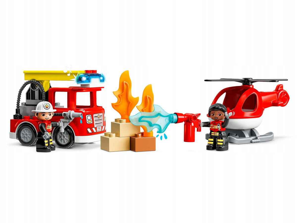LEGO Duplo Fire station and helicopter 10970 fire brigade firefighter Brand LEGO