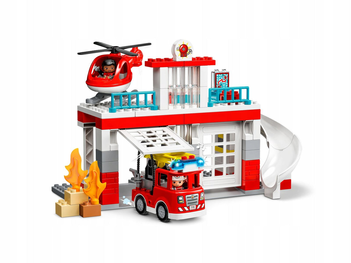 LEGO Duplo Fire station and helicopter 10970 fire brigade firefighter Product number 10970