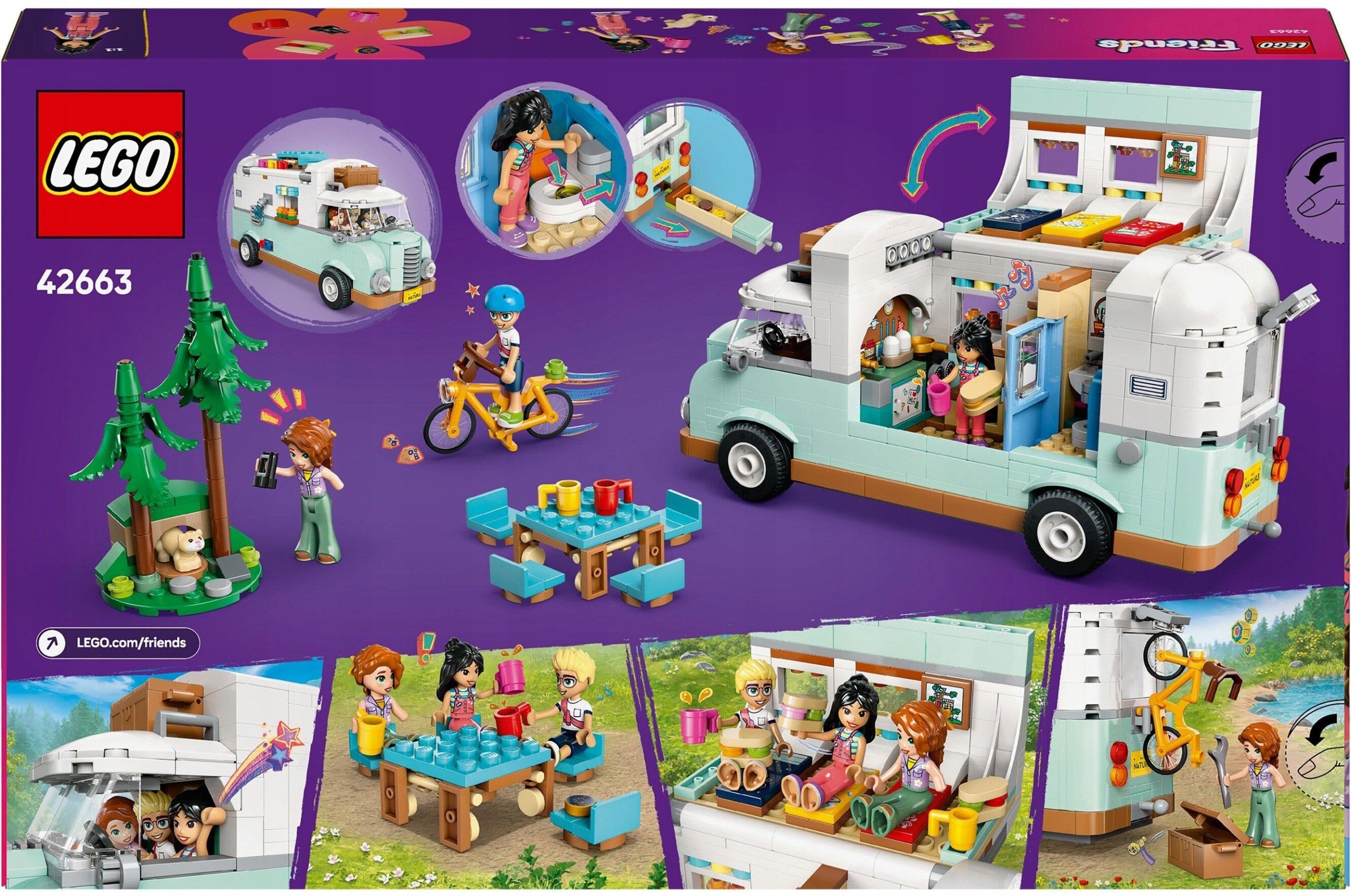 LEGO Friends 42663 Adventure in the motorhome of friends Product number 42663