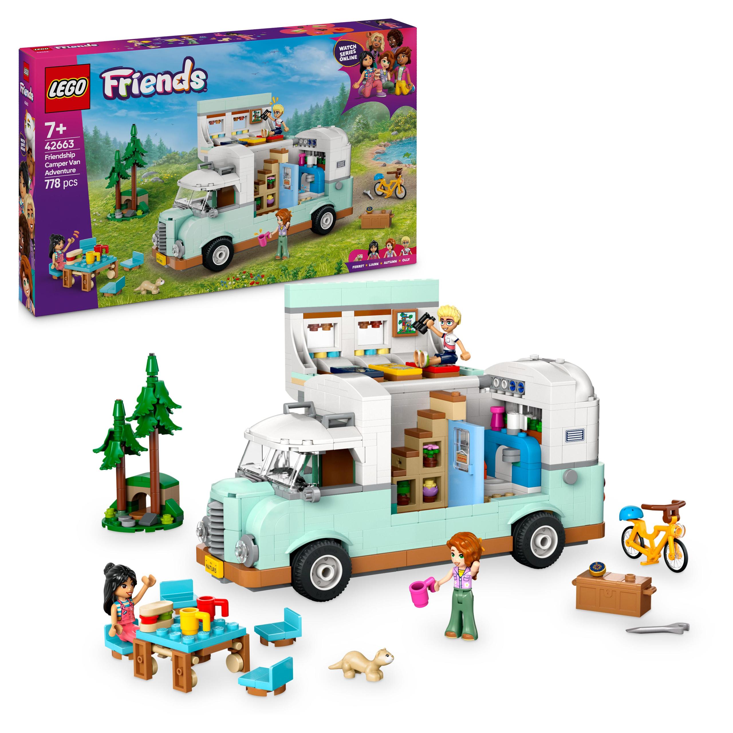 LEGO Friends 42663 Adventure in the motorhome of friends