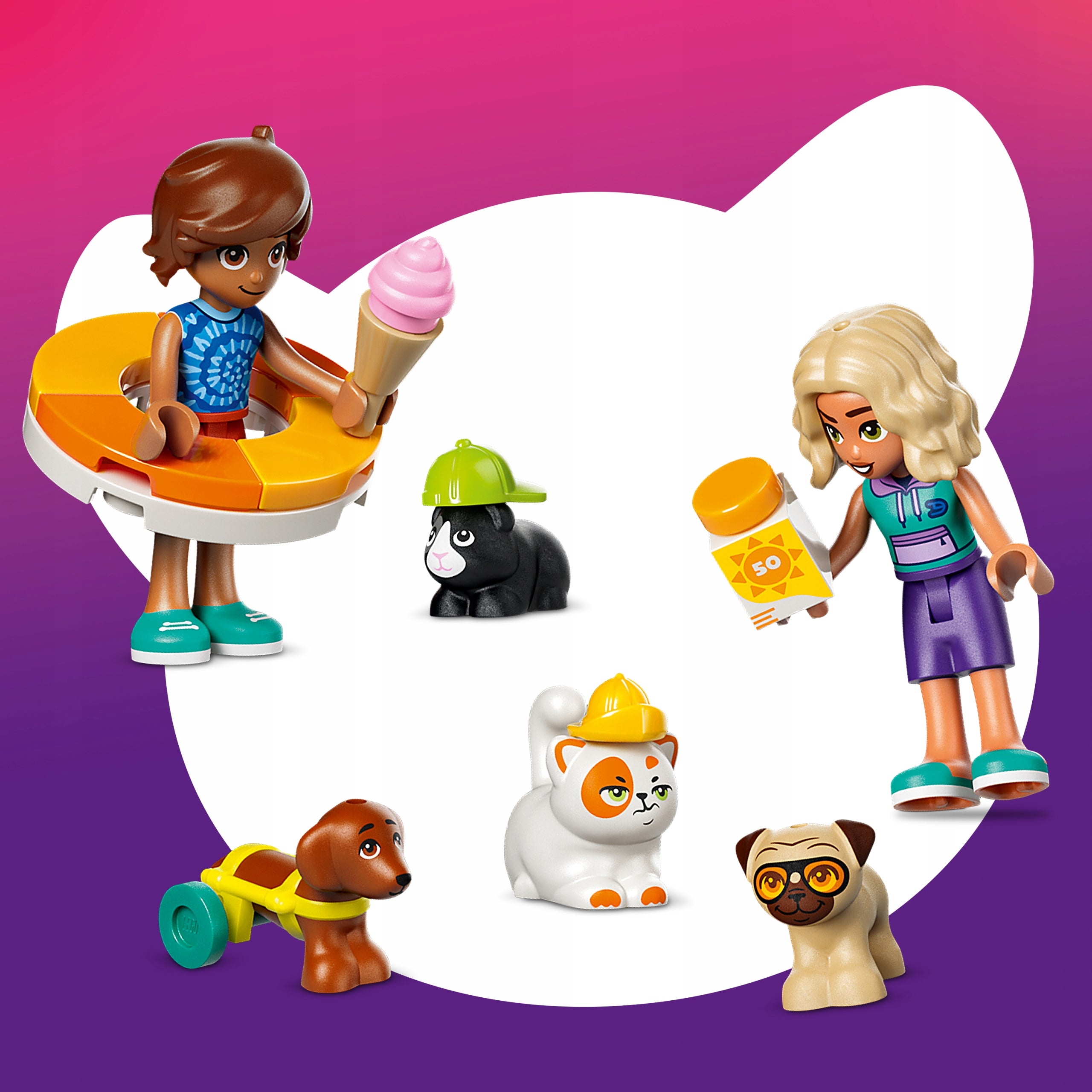 LEGO Friends Fun in the water park 42676 Information regarding product safety and compliance Not suitable for children under 36 months of age