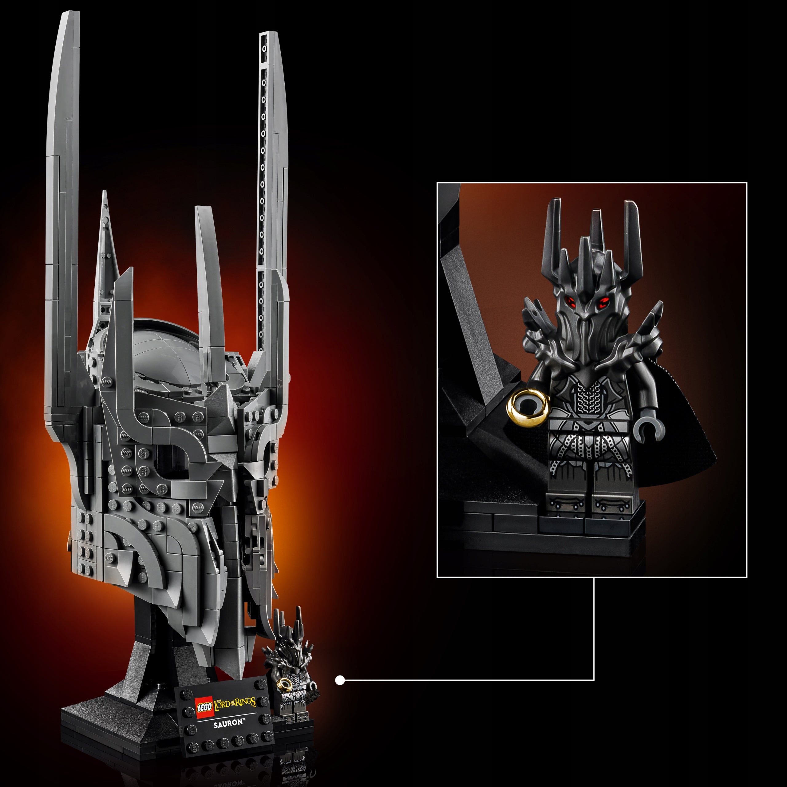 LEGO Icons Lord of the Rings: The Helmet of Sauron 11373 Information regarding product safety and compliance Not suitable for children under 36 months of age
