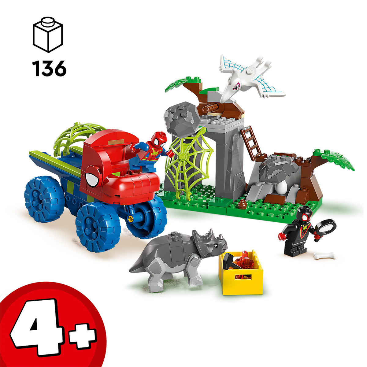 LEGO MARVEL SPIDEY TEAM RESCUE MISSION IN DINOTERENÓWKA 11199 Brand LEGO