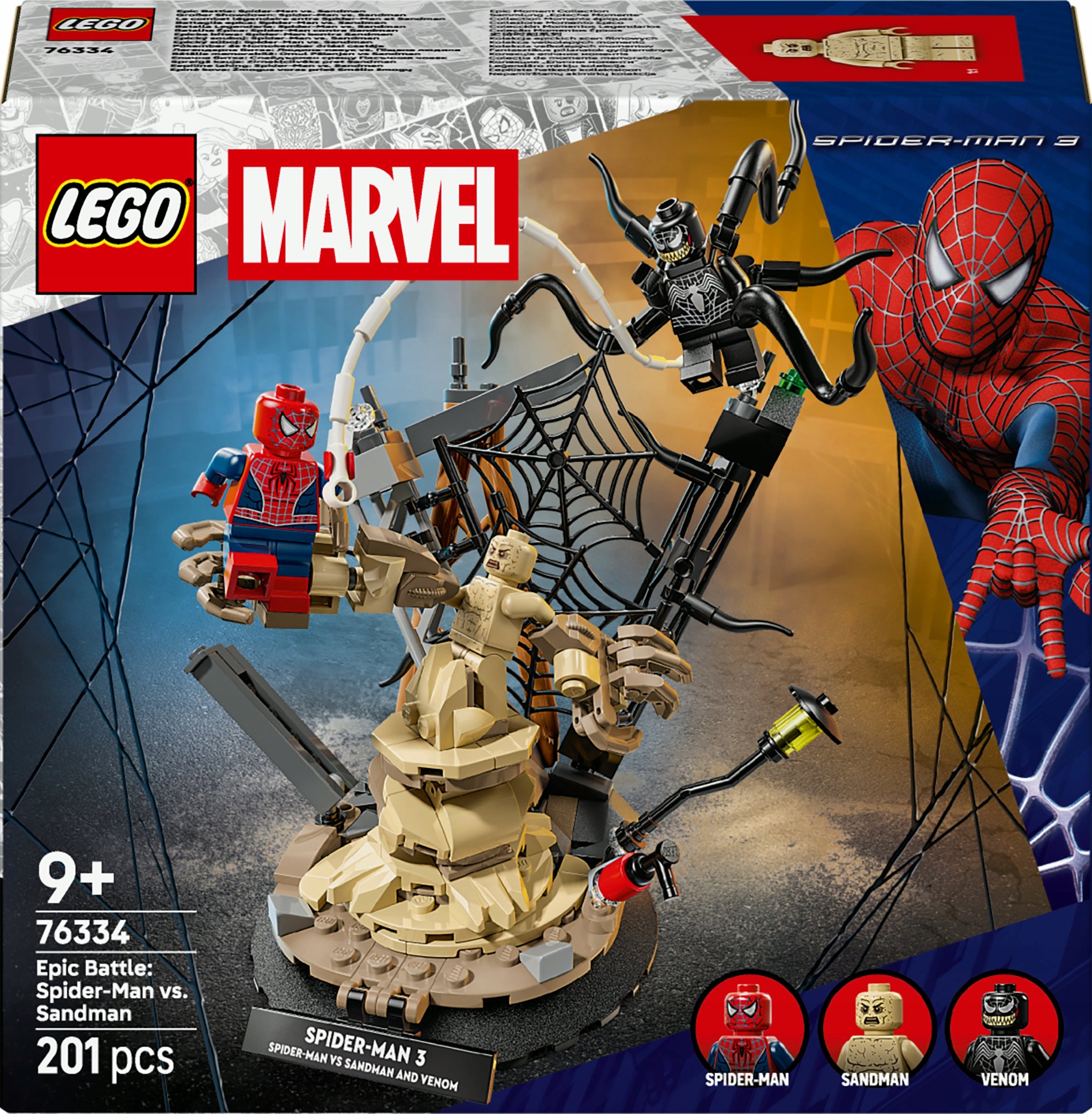 LEGO Marvel Epic Battle: Spider-Man vs. Sandman 76334
