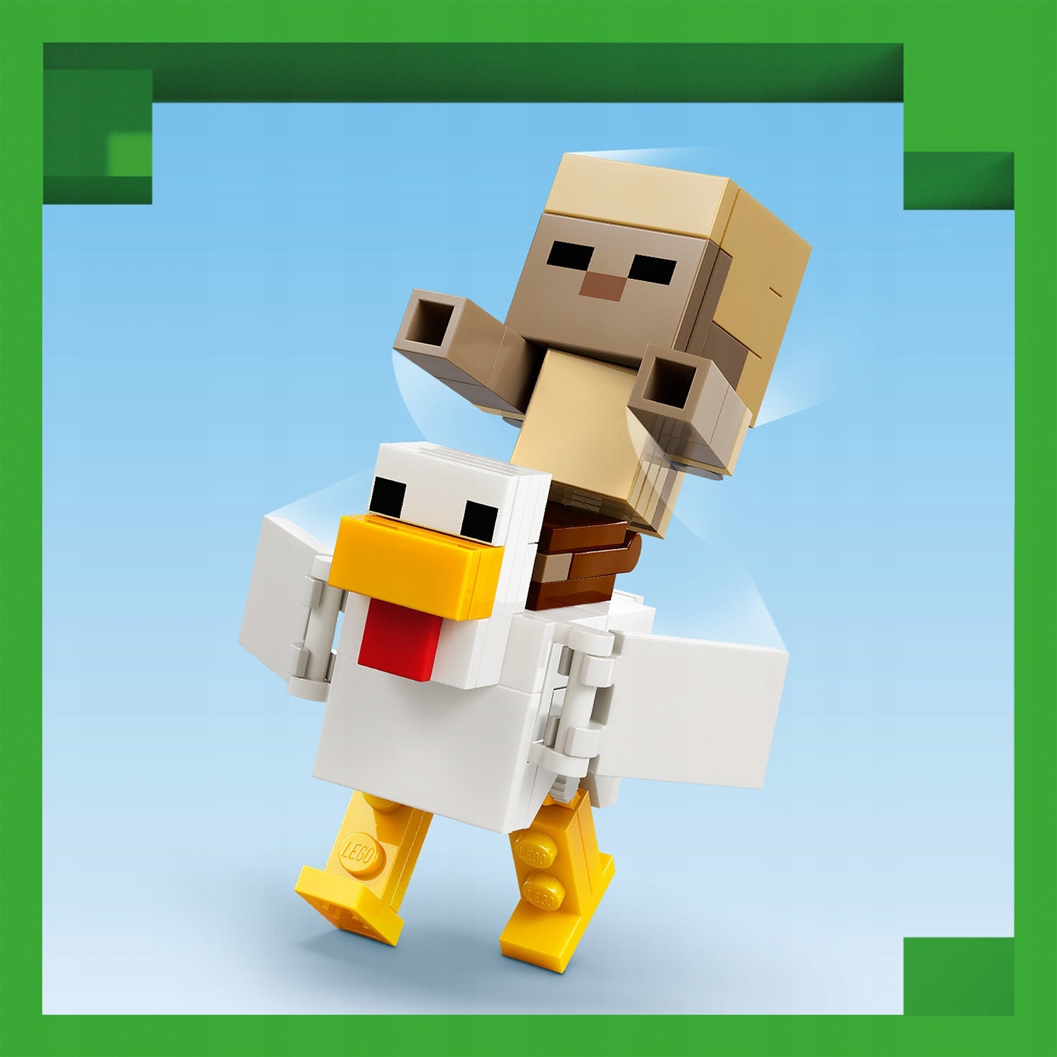 LEGO Minecraft Attack of the Chicken Rider in the Desert 21592 Brand LEGO