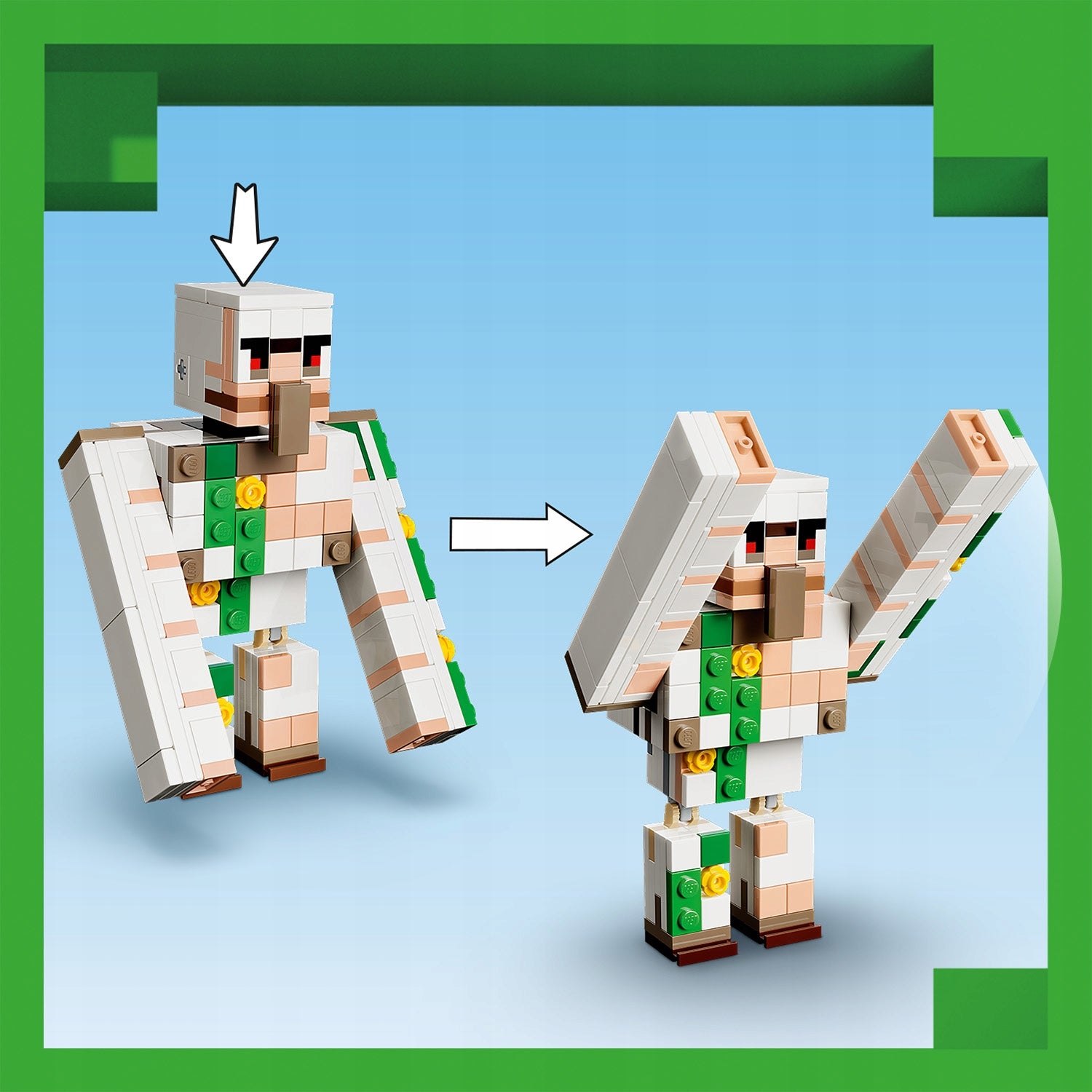 LEGO Minecraft Attack of the Chicken Rider in the Desert 21592 Set name LEGO Minecraft 21592 Atak kurzego jeźdźca na pustyni