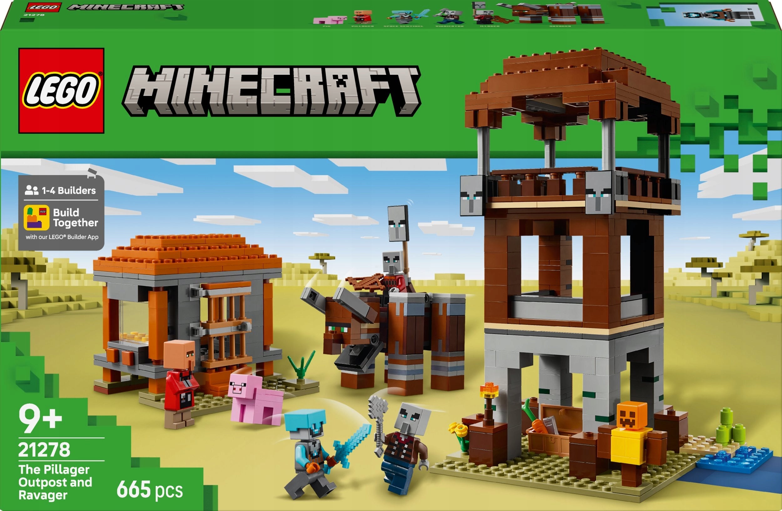 LEGO Minecraft Hideout of Robbers and Devastators (21278)