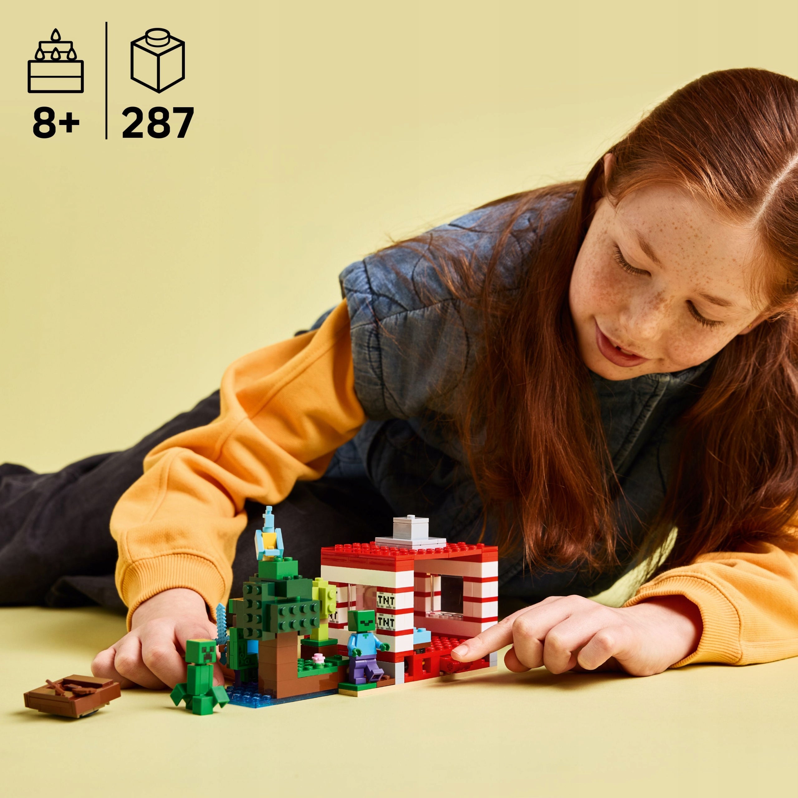 LEGO Minecraft House TNT in the jungle, children's toy 21275 Brand LEGO