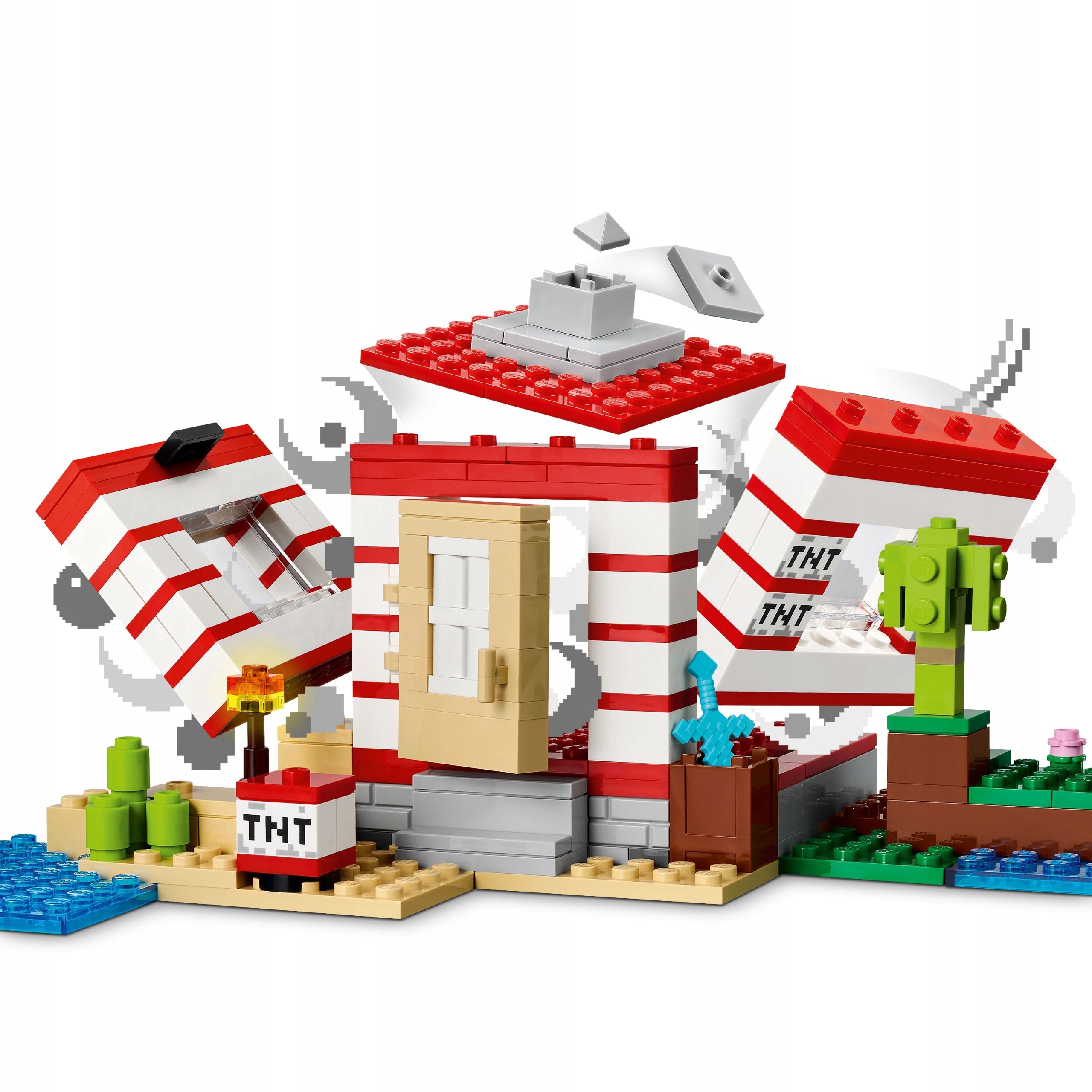 LEGO Minecraft House TNT in the jungle, children's toy 21275 Set name LEGO Minecraft 21275 TNT Dom w dżungli