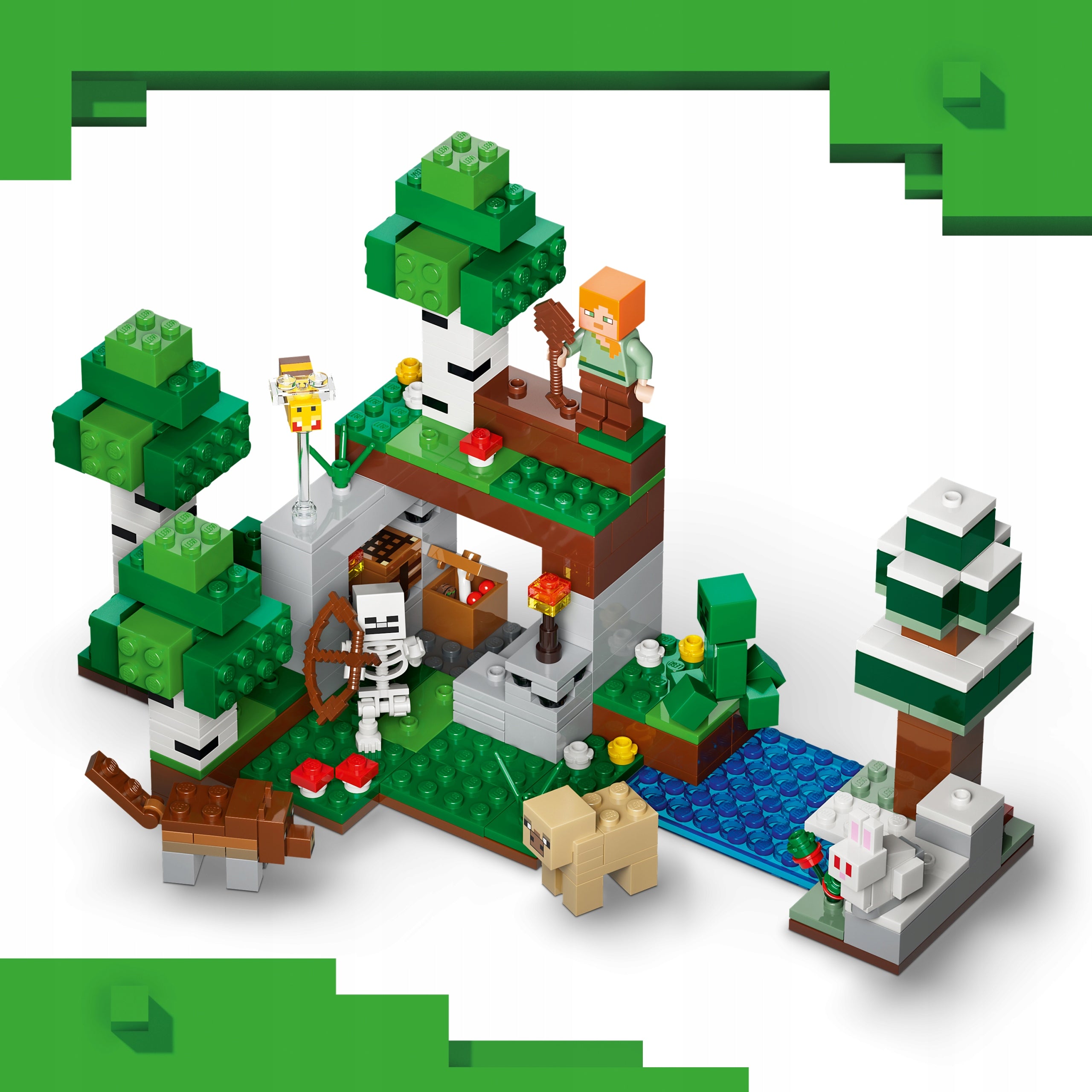 LEGO Minecraft Survival First Night 21593 Set name LEGO Minecraft 21593 Przetrwanie pierwszej nocy