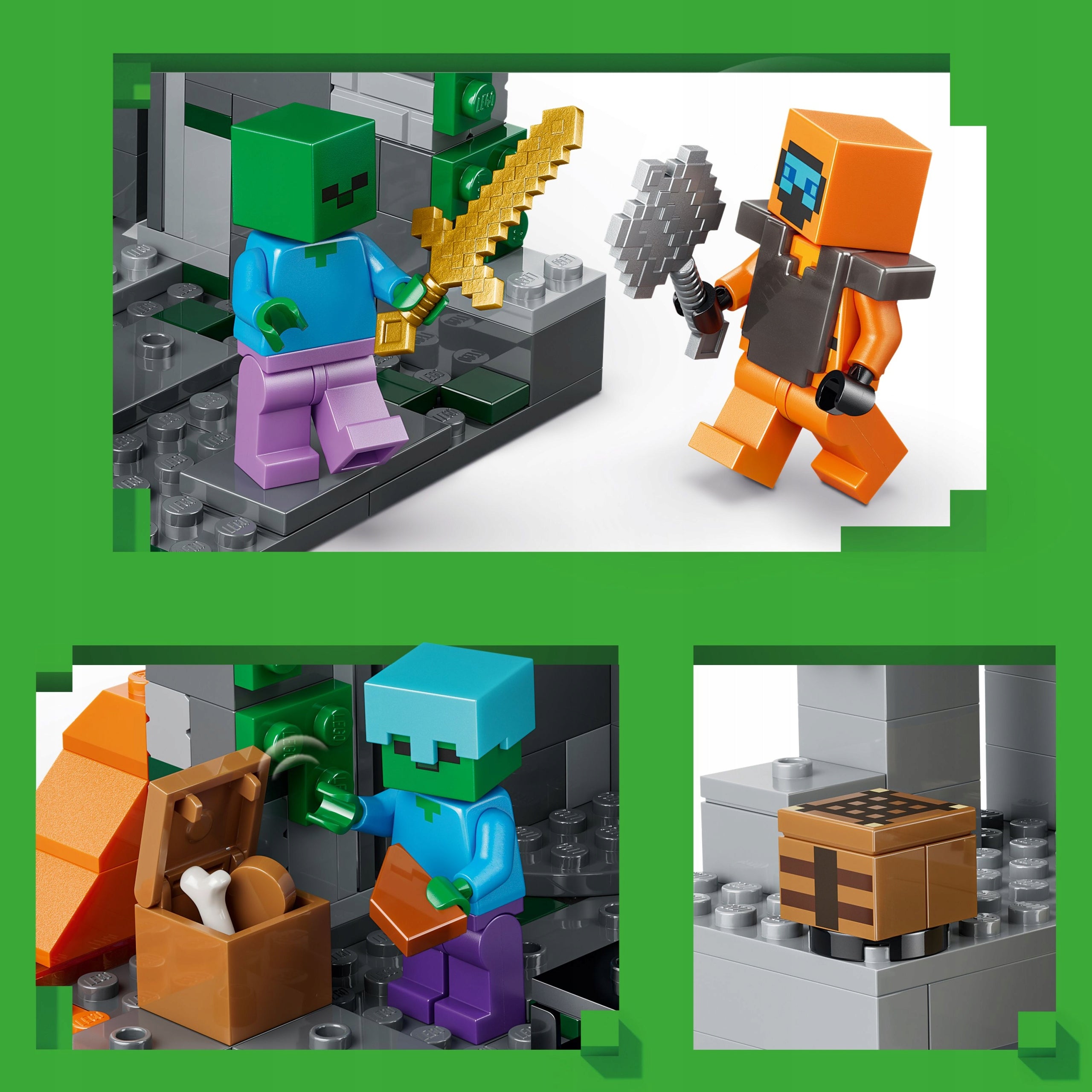LEGO Minecraft Zombie Dungeon 21587 Set name LEGO Minecraft 21587 Zombie Dungeon