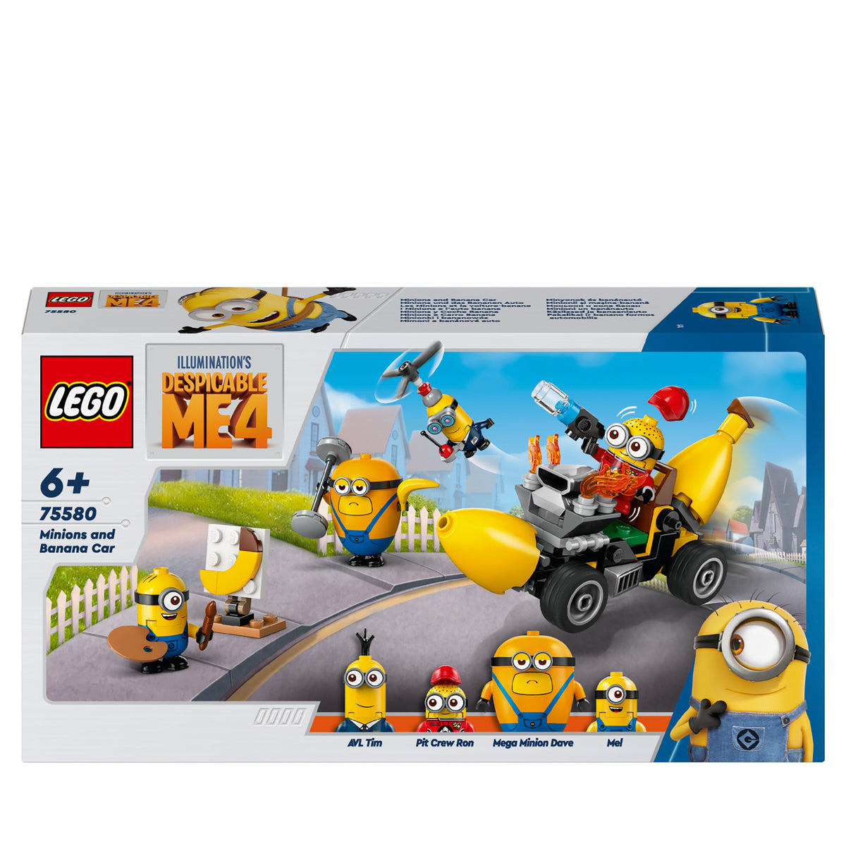 LEGO Minions 75580 Minions and banana carriage blocks for children