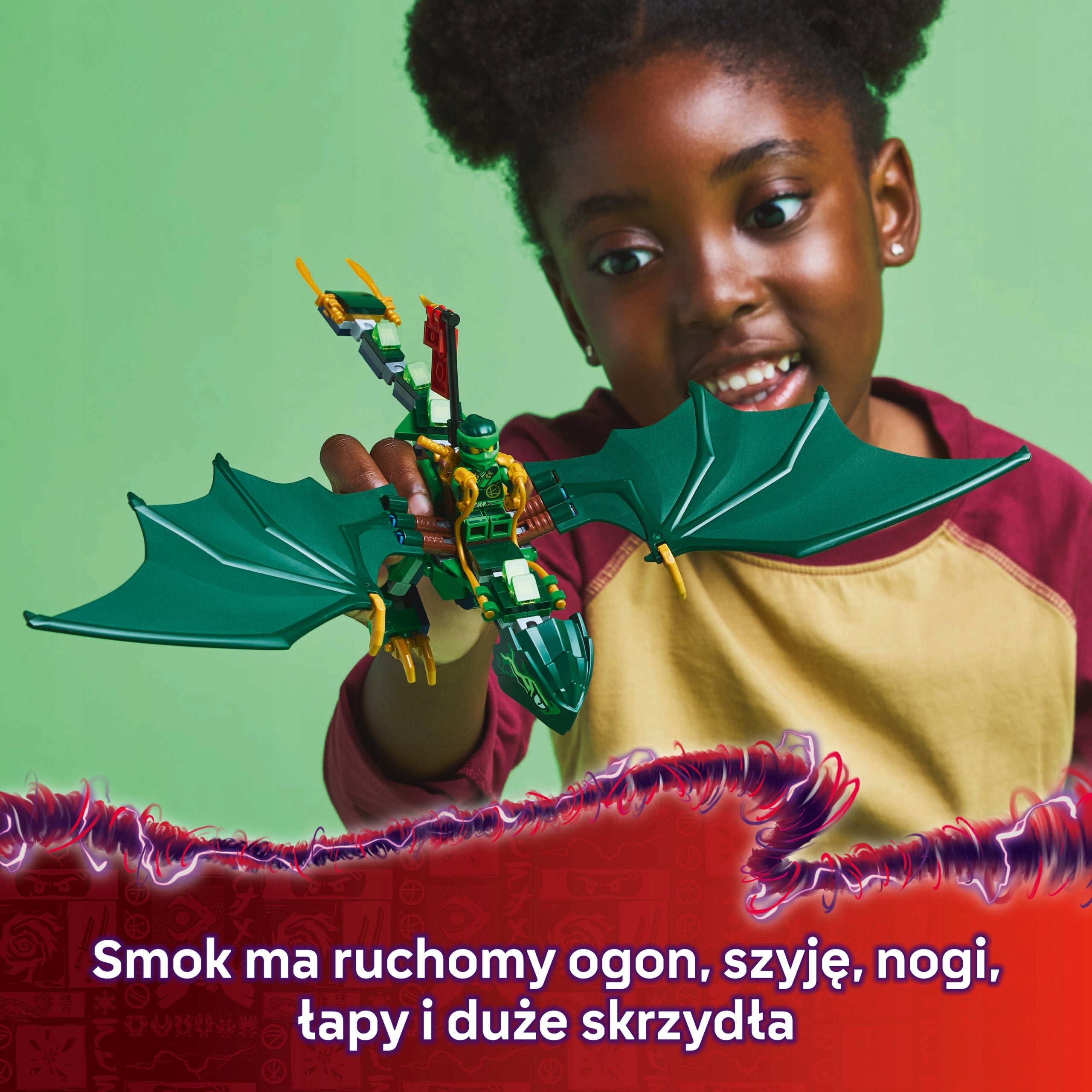 LEGO NINJAGO Green forest dragon Lloyda 71829 Kid's age 6＋ years