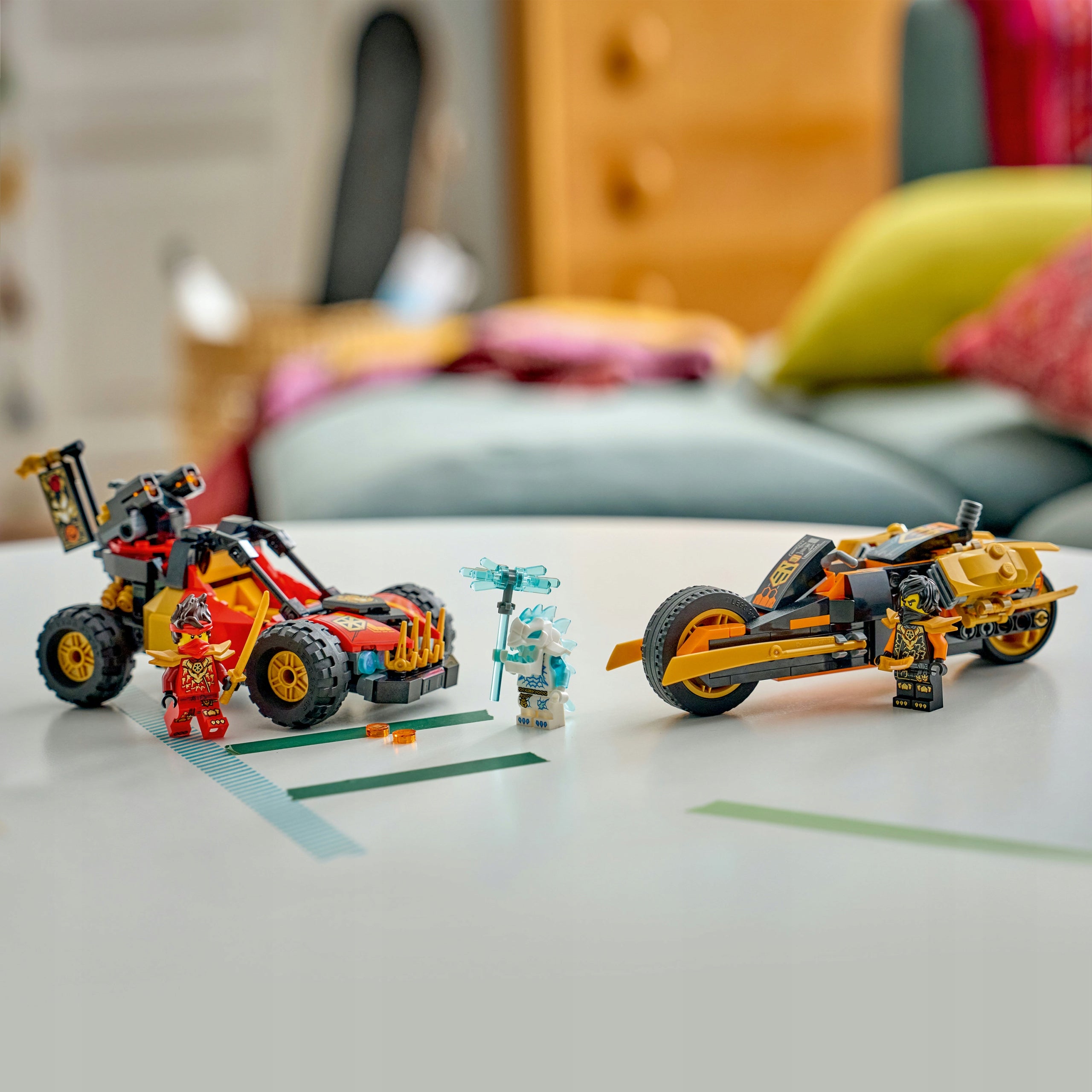 LEGO NINJAGO Multifunctional vehicles of Kai and Cole 71864 Kid's age 7＋ years