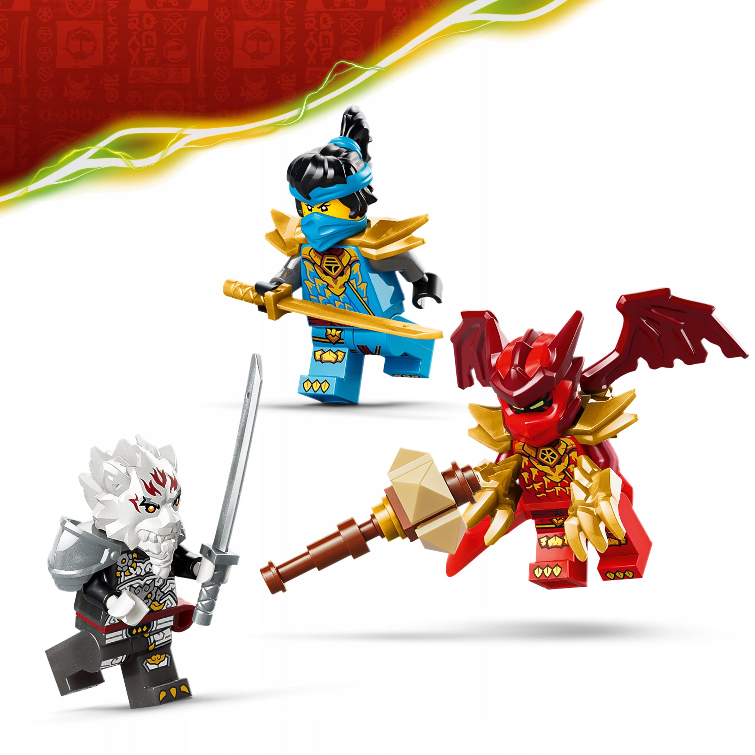LEGO NINJAGO Zilvar and the Dragon Beast Grimtak 71863 Information regarding product safety and compliance Not suitable for children under 36 months of age