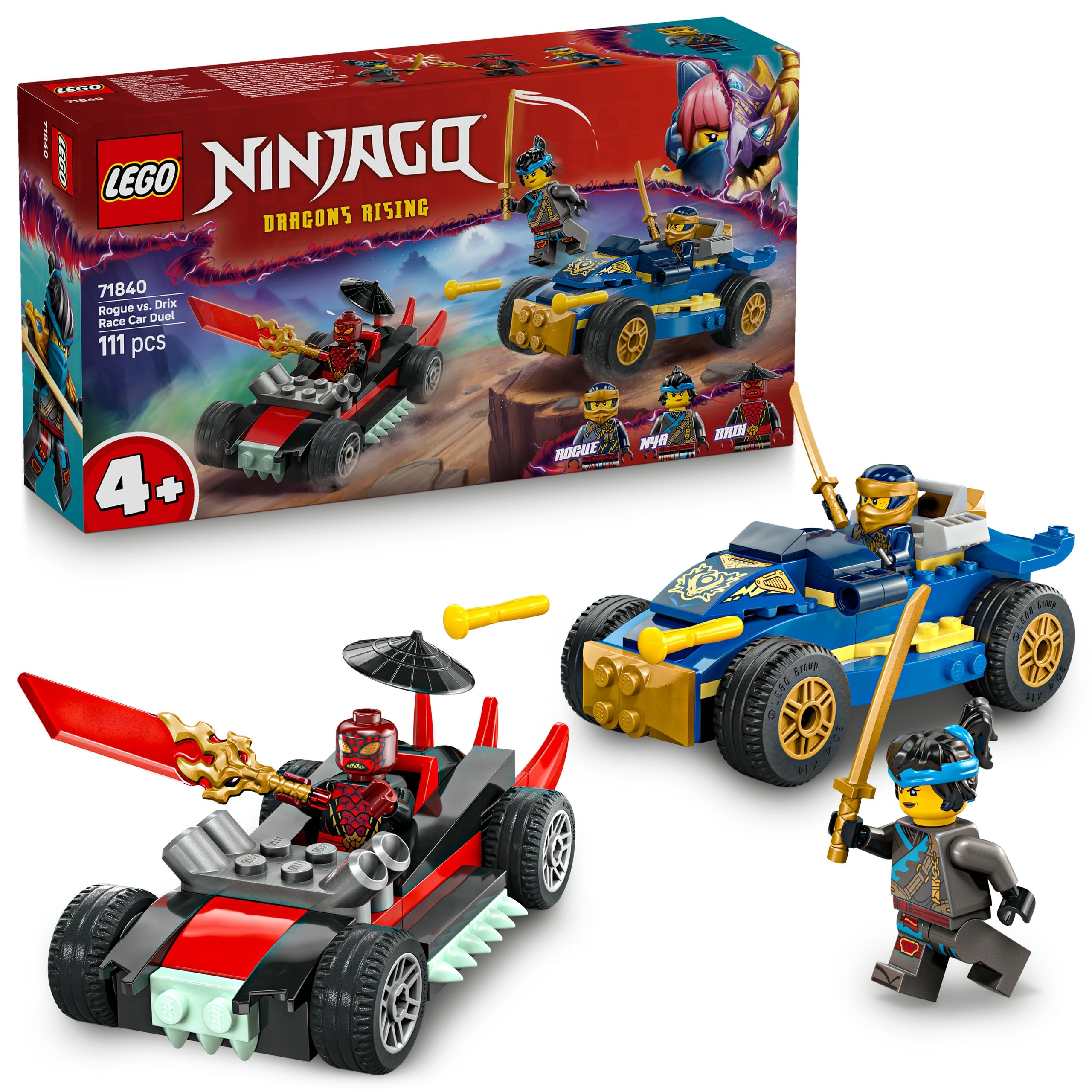 LEGO Ninjago 71840 Rogue vs Drix Racing Duel Product number 71840