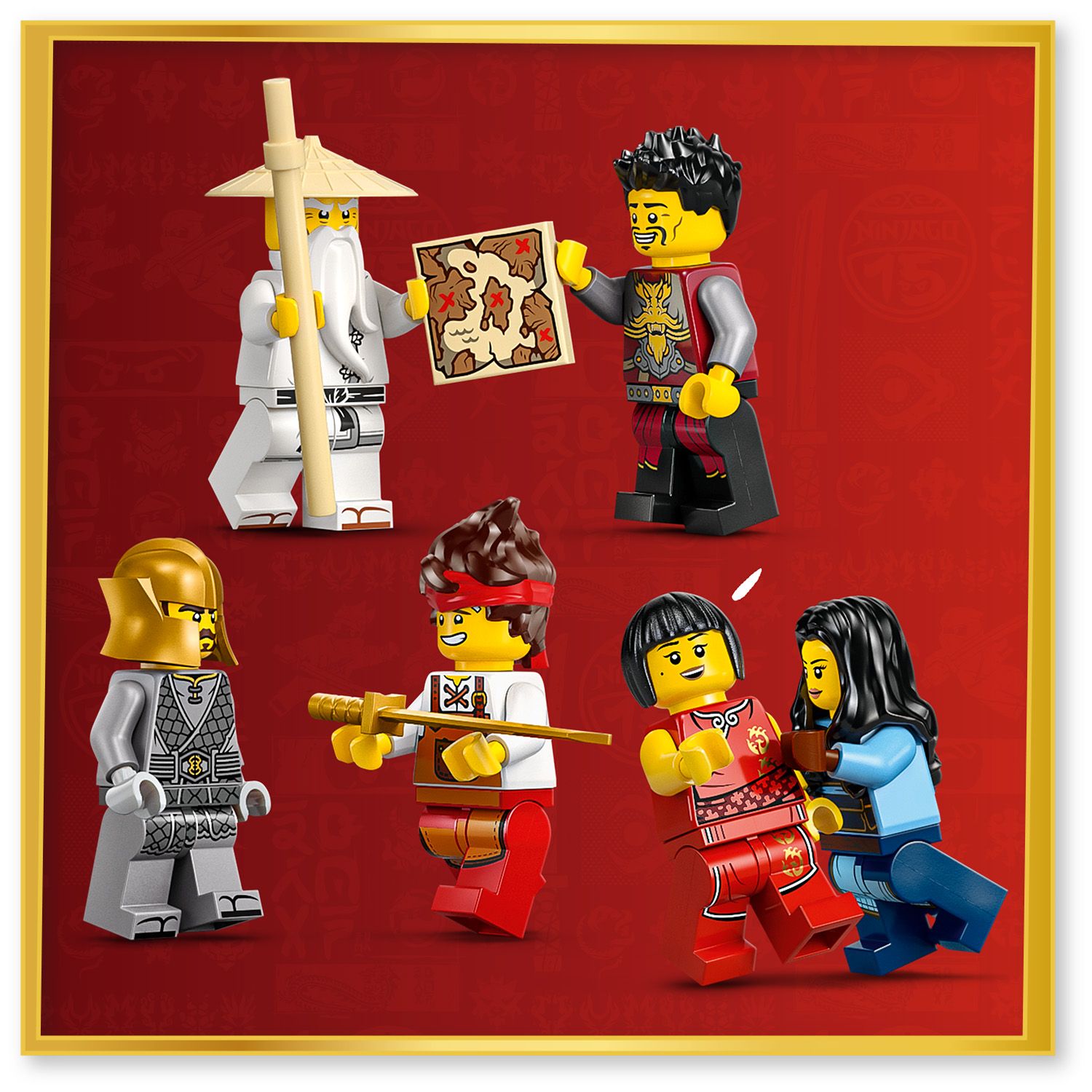 LEGO Ninjago 71858 Forge Four Weapons 15th Anniversary Set name LEGO Ninjago 71858 Kuźnia Cztery Bronie 15-lecie