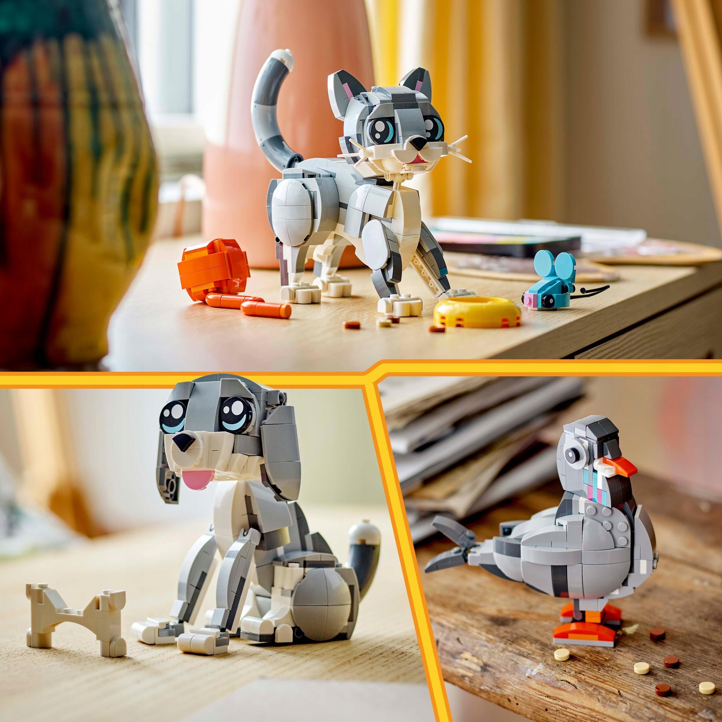 LEGO(R) CREATOR 31163 Mischievous cat Information regarding product safety and compliance Not suitable for children under 36 months of age