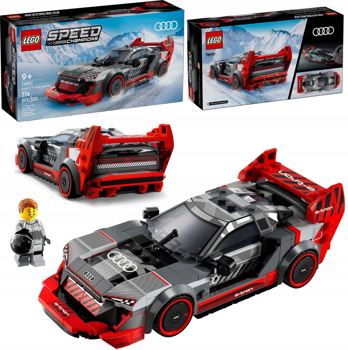 LEGO SPEED CHAMPIONS 76921 RACING AUDI S1 E-TRON QUATTRO