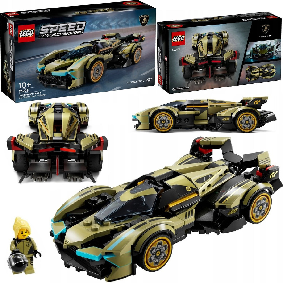 LEGO SPEED CHAMPIONS 76923 LUXURY LAMBORGHINI LAMBO V12 VISION GT