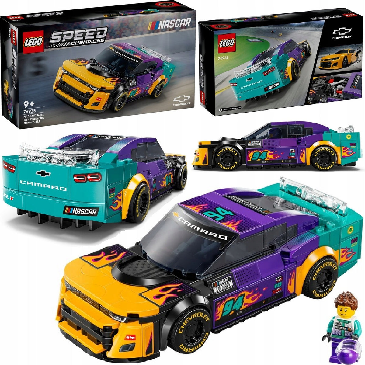 LEGO SPEED CHAMPIONS 76935 NASCAR NEXT GEN CHEVROLET CAMARO ZL1 GIFT