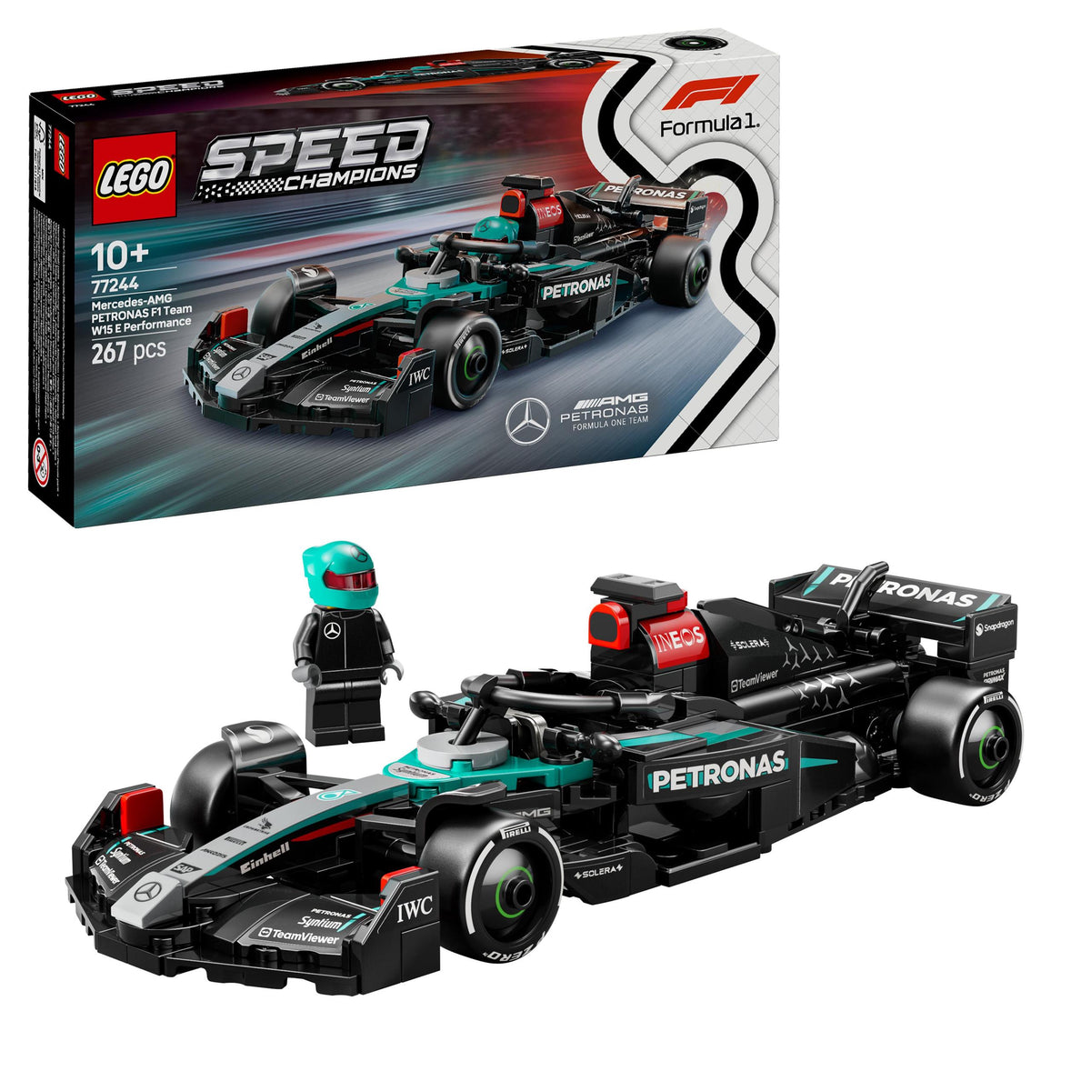 LEGO SPEED CHAMPIONS Mercedes-AMG F1 car W15 77244 + CATALOGUE PDF Brand LEGO