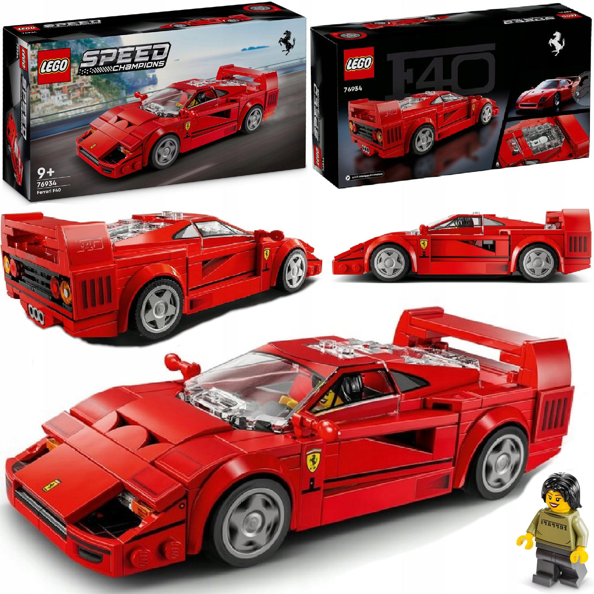 LEGO SPEED CHAMPIONS SUPERCAR FERRARI F40 76934 GIFT