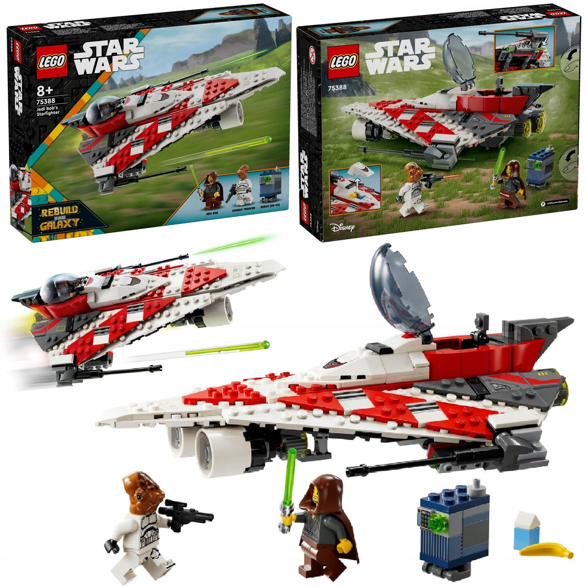 LEGO STAR WARS 75388 JEDI KNIGHT FIGHTER BOB GIFT