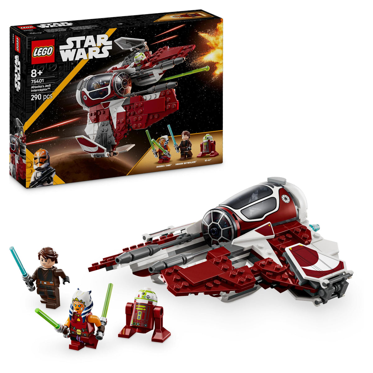 LEGO STAR WARS 75401 INTERCEPTOR JEDI AHSOKI + DIRECTORY LEGO PDF VERSION Brand LEGO
