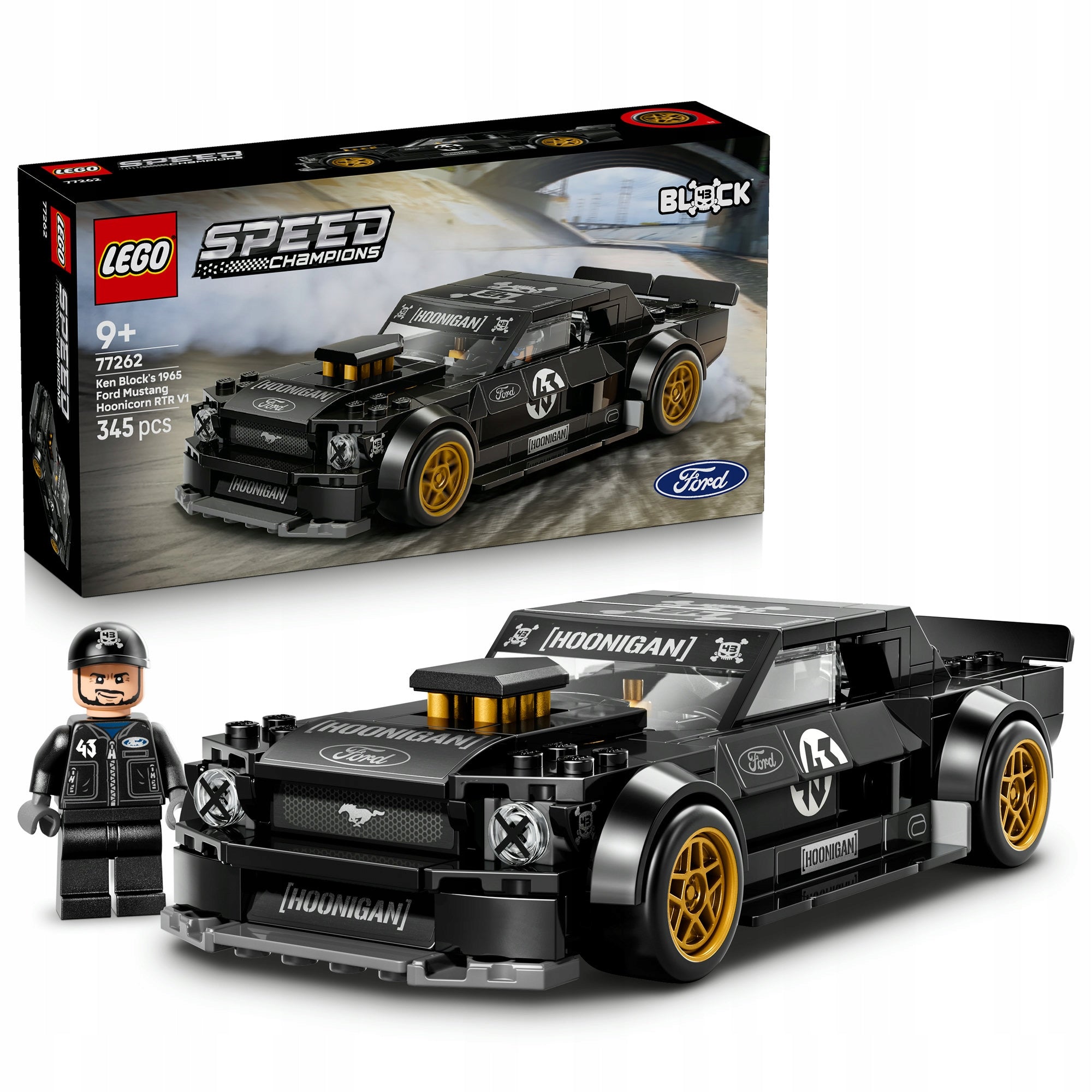 LEGO Speed Champions 77262 65 Ford Mustang Hoonicorn V1 Building Blocks Product number 77262