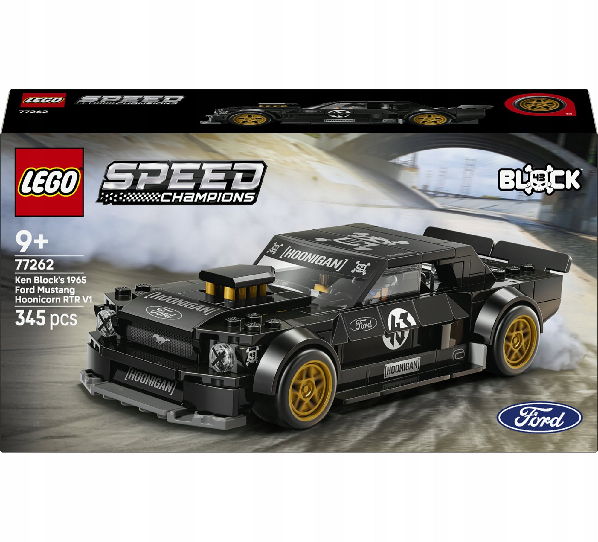 LEGO Speed Champions 77262 65 Ford Mustang Hoonicorn V1 Building Blocks