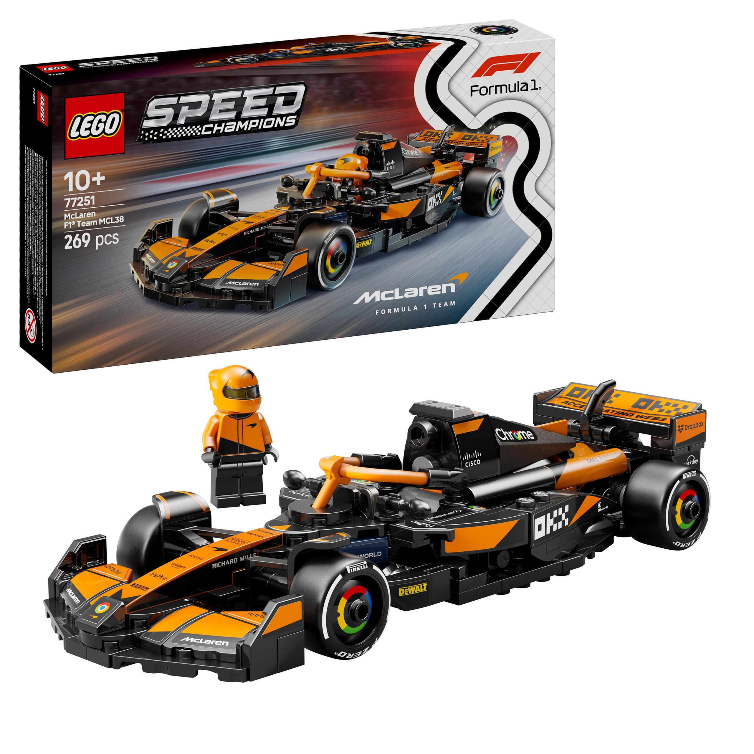 LEGO Speed Champions McLaren Formula 1 MCL38 Race Car 77251
