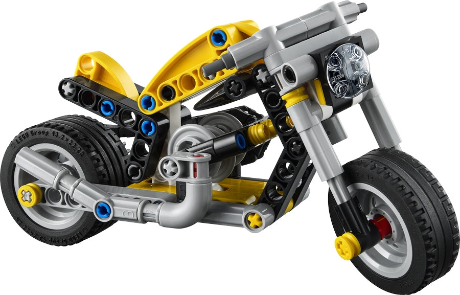 LEGO TECHNIC 42225 YELLOW CHILDREN'S MOTORCYCLE + LEGO CATALOG IN PDF VERSION Product number 42225