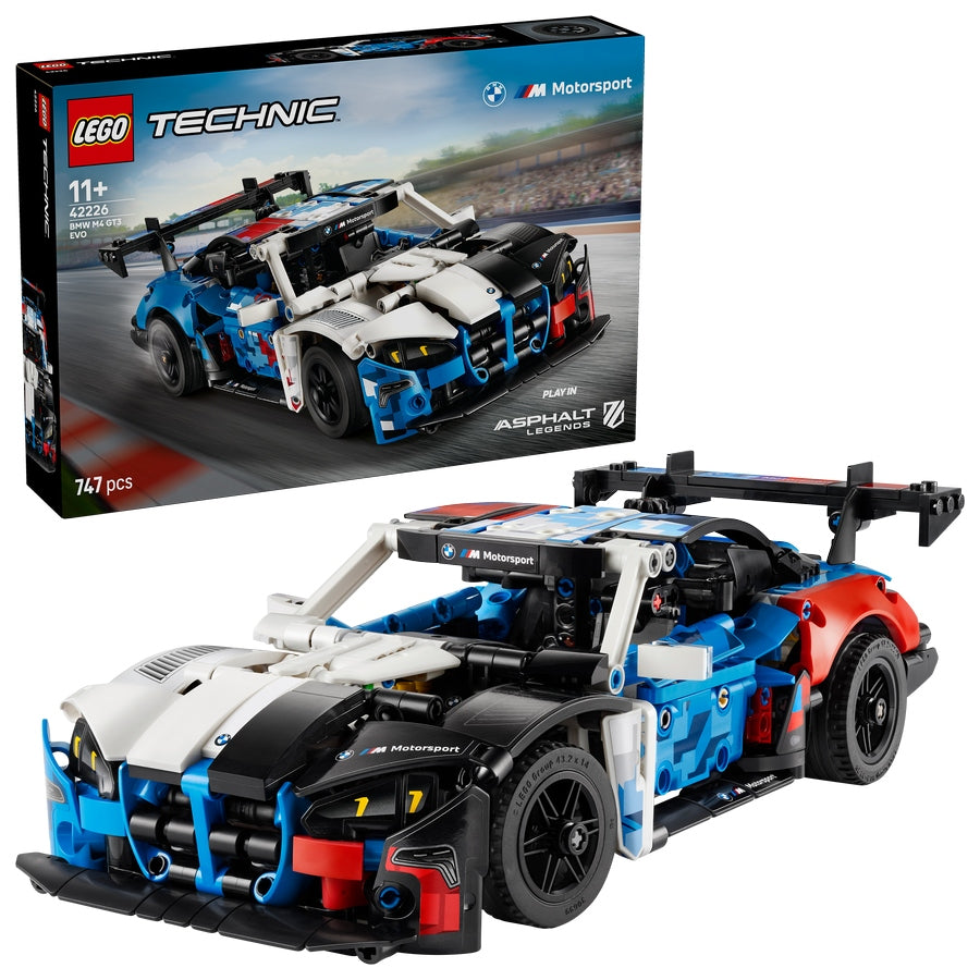 LEGO TECHNIC 42226 RACING CAR BMW M4 GT3 EVO + CATALOG LEGO IN PDF Packaging status original