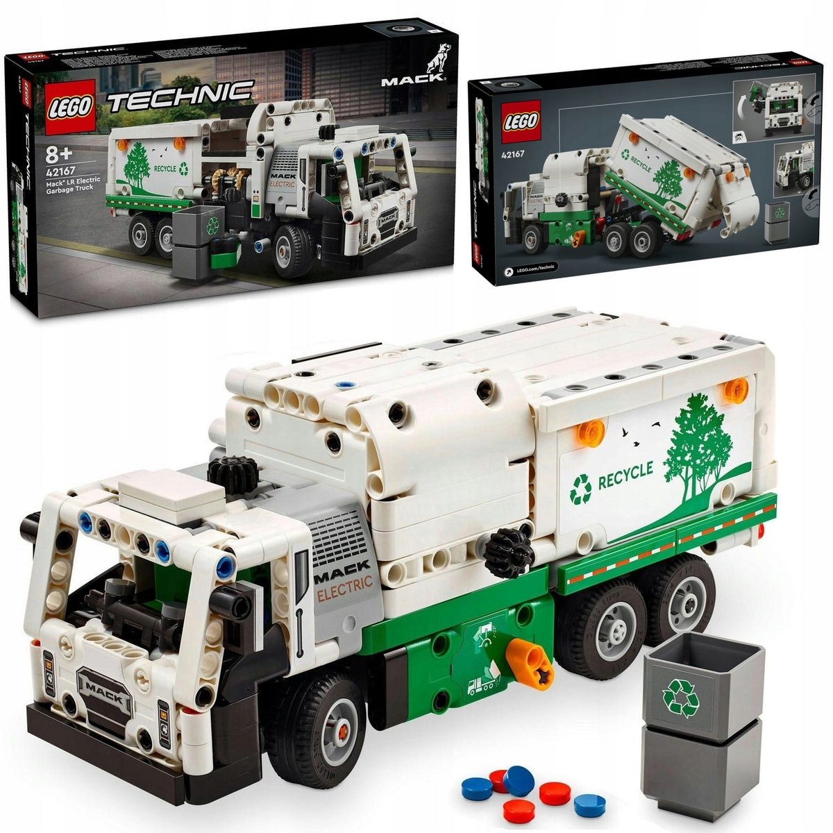 LEGO TECHNIC MACK LR ELECTRIC Garbage Truck 42167